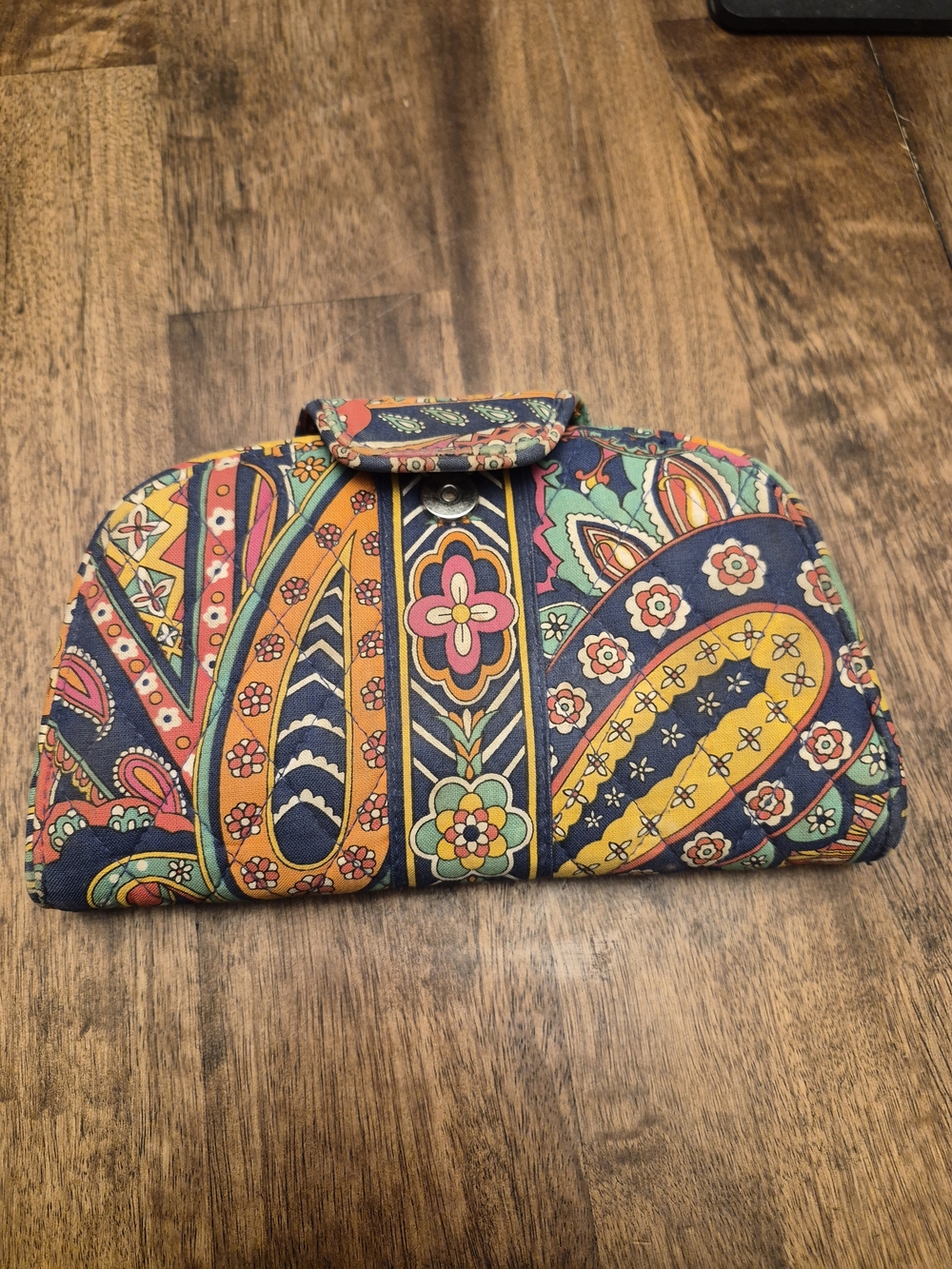 Colorful Paisley Pattern Cotton Wallet - Multicolor Vera Bradley